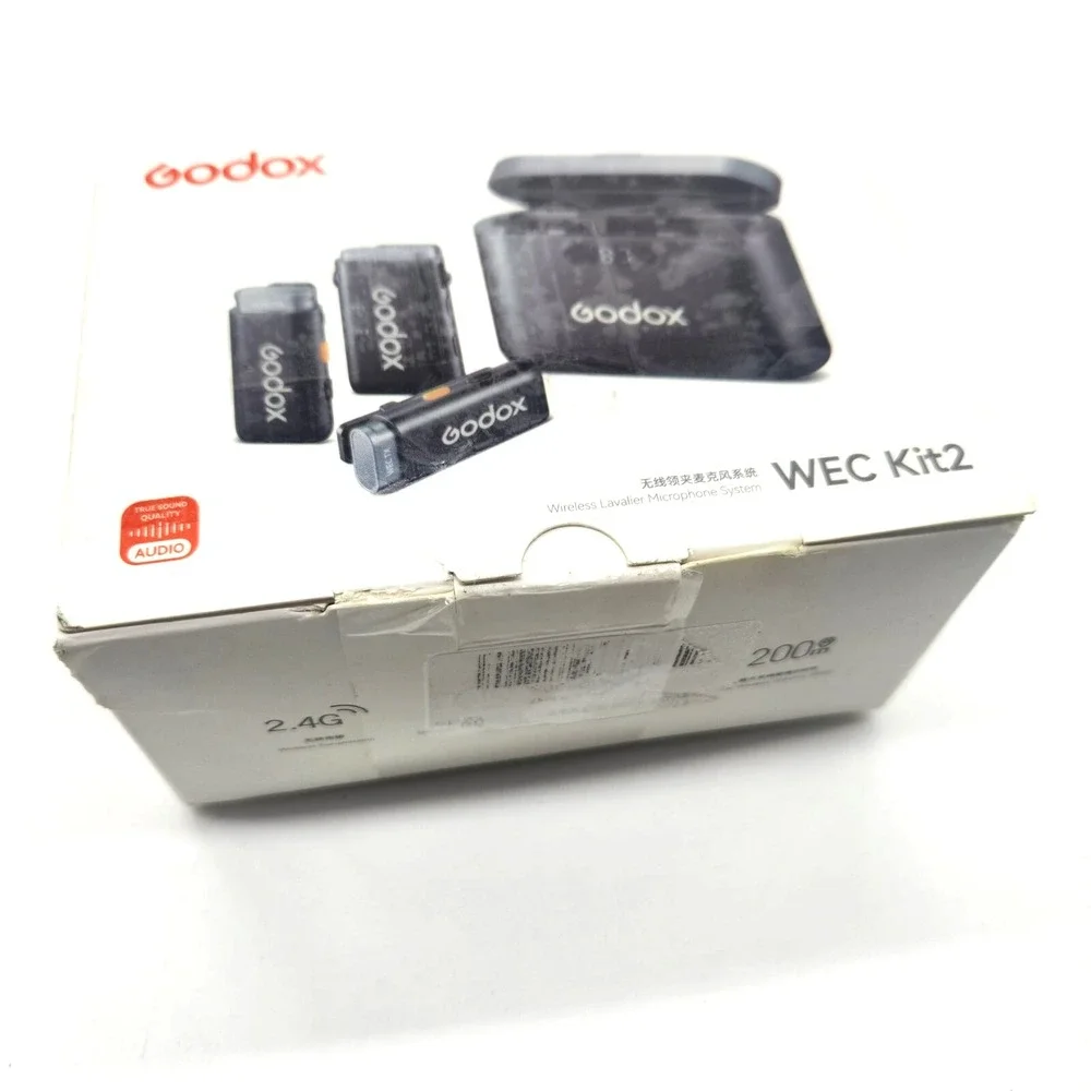GODOX 2.4GHz Wireless Microphone System Kit2‎ w/ Noise Cancel & 200m Range